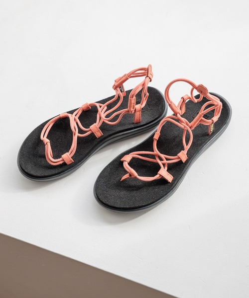 studio CLIP(スタディオクリップ)の「【TEVA】VOYA INFINI(サンダル・レディース・ブラック/オレンジ・MEDIUM/LARGE)」の1枚目の写真