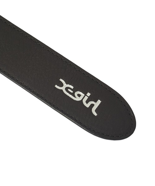 X-girl(エックスガール)の「METAL XG EMBLEM BUCKLE FADED FAUX LEATHER BELT(ベルト・レディース・ブラウン/ブラック・ONE SIZE)」の11枚目の写真