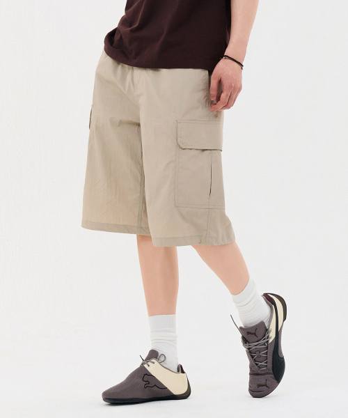 CHASECULT（チェイスカルト）の「男性カーゴバミューダパンツ-FBRK2541D0X（その他パンツ・メンズ・ベージュ・70/76/82/86/92）」の2枚目の写真