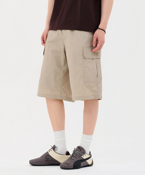 CHASECULT（チェイスカルト）の「男性カーゴバミューダパンツ-FBRK2541D0X（その他パンツ・メンズ・ベージュ・70/76/82/86/92）」の5枚目の写真