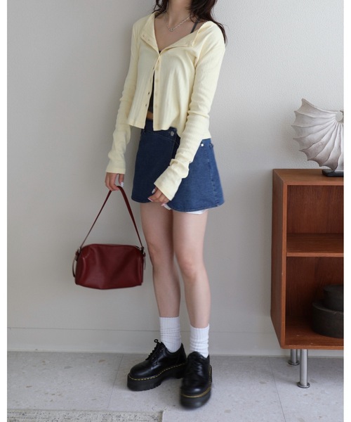 JUMELLE（ジュメロ）の「シグネチャーカーディガン（カーディガン/ボレロ・レディース・イエロー/ピンク・FREE）」の17枚目の写真