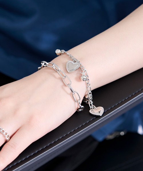 heart parts chain bracelet/ハートパーツチェーンブレスレット