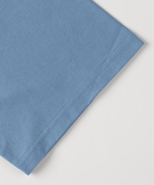 CAMP7(キャンプセブン)の「CAMP7(キャンプ7)バックストレートラインロゴプリントTシャツ(Tシャツ/カットソー・メンズ・ホワイト/ブラック/ブルー・M/L/XL/S)」の9枚目の写真