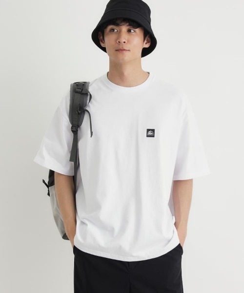 CAMP7(キャンプセブン)の「CAMP7(キャンプ7)バックストレートラインロゴプリントTシャツ(Tシャツ/カットソー・メンズ・ホワイト/ブラック/ブルー・M/L/XL/S)」の14枚目の写真