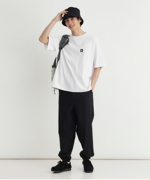 CAMP7(キャンプセブン)の「CAMP7(キャンプ7)バックストレートラインロゴプリントTシャツ(Tシャツ/カットソー・メンズ・ホワイト/ブラック/ブルー・M/L/XL/S)」の17枚目の写真