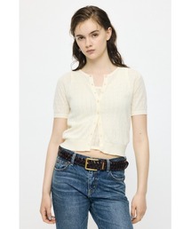 【セットアップ対応】EYELET KNIT カーディガン