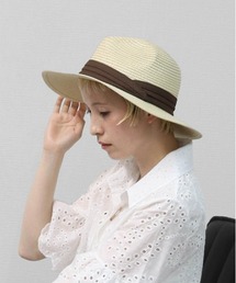 THE CELL.（ザセルドット）の「コントラストライン　ラタンハット　CONTRAST LINE RATTAN HAT（ハット）」