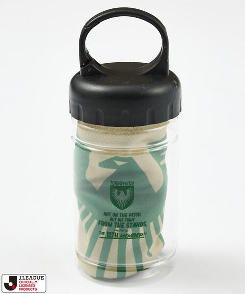 FREAK'S STORE（フリークスストア）の「FREAK’S STORE/フリークスストア J.LEAGUE × FREAK’S STORE Cool Towel Muffler W/Bottle（スポーツグッズ・メンズ・その他/パープル/レモンイエロー/その他15/その他13/その他9/その他7/インディゴブルー/レッド/ブルー/ピンク/ターコイズブルー/サックスブルー/グリーン/ワインレッド/マジェンタ・ONE SIZE）」の2枚目の写真