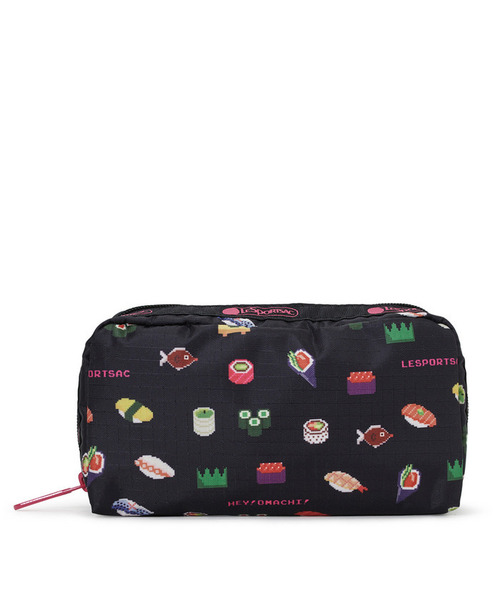 RECTANGULAR COSMETIC ヘイ！オマチ！（ポーチ）｜LeSportsac