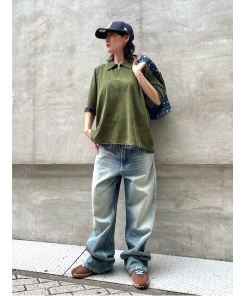 Desigual(デシグアル)の「ネイチャー グラフィック ストレート デニム(デニムパンツ・メンズ・ブルー・M/S/XL/L)」の1枚目の写真