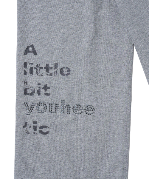 YOUHEE(ユヒ)の「YOUHEETIC HOTFIX SWEATPANTS MELANGE GREY(スウェットパンツ・レディース・その他・FREE)」の8枚目の写真