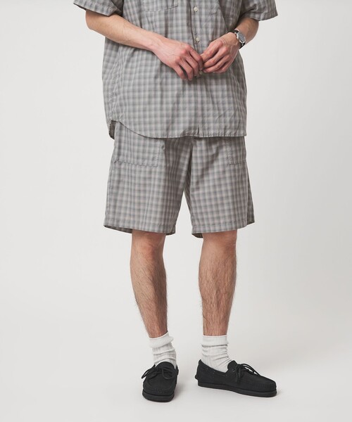 SMITH'S AMERICAN(スミスアメリカン)の「【別注】<SMITH’S AMERICAN>チェック柄 ショーツ(その他パンツ・メンズ・グレー系/ネイビー・M/L)」の2枚目の写真