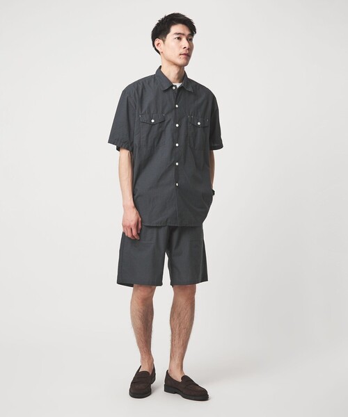 SMITH'S AMERICAN(スミスアメリカン)の「【別注】<SMITH’S AMERICAN>チェック柄 ショーツ(その他パンツ・メンズ・グレー系/ネイビー・M/L)」の6枚目の写真