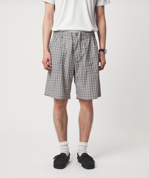 SMITH'S AMERICAN(スミスアメリカン)の「【別注】<SMITH’S AMERICAN>チェック柄 ショーツ(その他パンツ・メンズ・グレー系/ネイビー・M/L)」の7枚目の写真