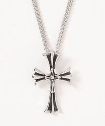 LB/S （エルビーエス）の「【BLUE STANDARD/ブルースタンダード】【シンプルコーデのアクセントに】チェーンネックレス ユニセックス アクセサリー 首飾り クロスモチーフ ストリート きれいめ プレゼント ギフト（ネックレス）」