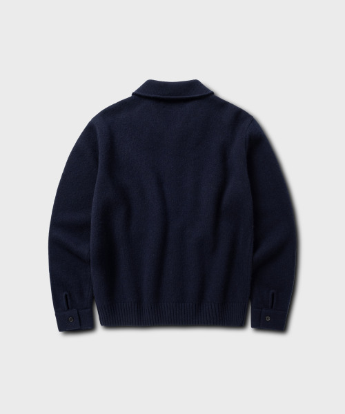NONBLANK(ノンブランク)の「ニットジャケット_NAVY(ニット/セーター・メンズ・ネイビー・MEDIUM/LARGE/X-LARGE)」の2枚目の写真