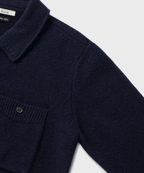 NONBLANK(ノンブランク)の「ニットジャケット_NAVY(ニット/セーター・メンズ・ネイビー・MEDIUM/LARGE/X-LARGE)」の5枚目の写真