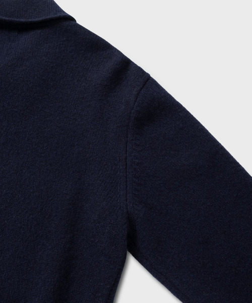 NONBLANK(ノンブランク)の「ニットジャケット_NAVY(ニット/セーター・メンズ・ネイビー・MEDIUM/LARGE/X-LARGE)」の7枚目の写真