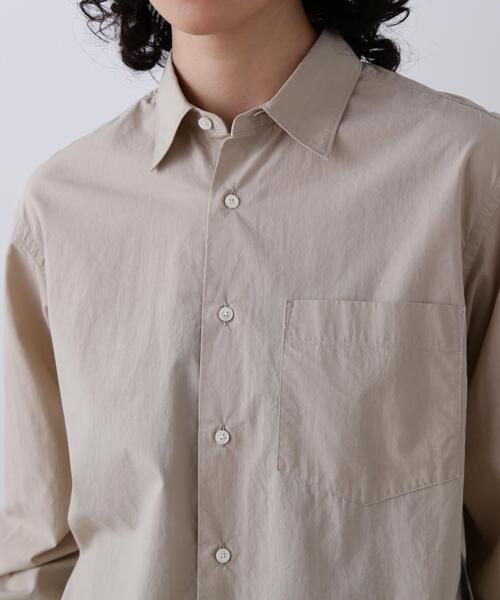 YLEVE(イレーヴ)の「YLEVE / COTTON SILK TYPEWRITER SHIRT(シャツ/ブラウス・レディース・イエロー/ホワイト・0/1/2)」の7枚目の写真