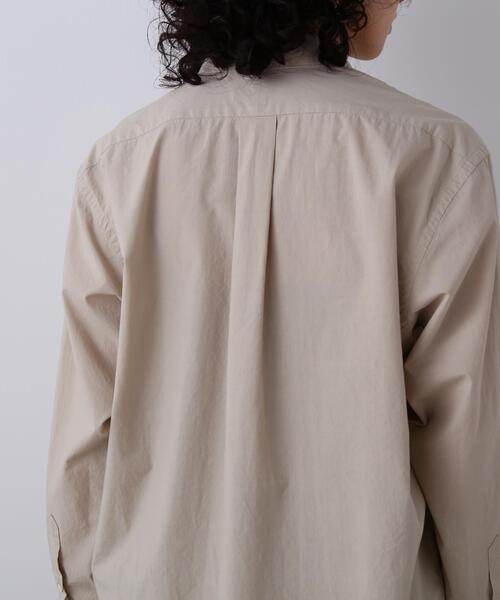YLEVE(イレーヴ)の「YLEVE / COTTON SILK TYPEWRITER SHIRT(シャツ/ブラウス・レディース・イエロー/ホワイト・0/1/2)」の10枚目の写真