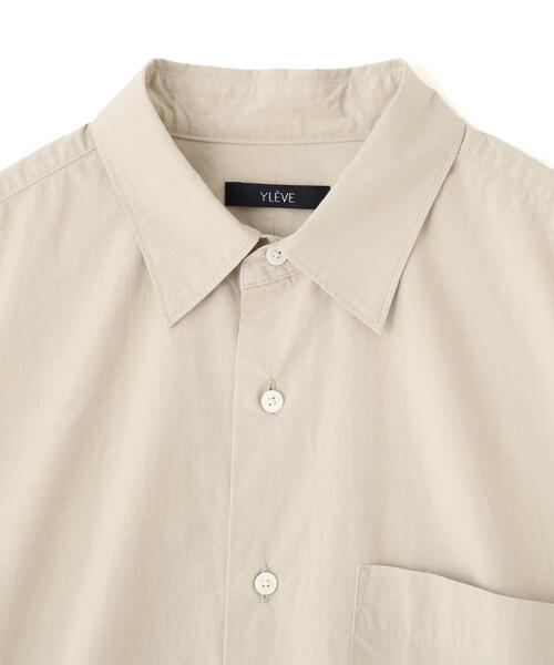 YLEVE(イレーヴ)の「YLEVE / COTTON SILK TYPEWRITER SHIRT(シャツ/ブラウス・レディース・イエロー/ホワイト・0/1/2)」の13枚目の写真
