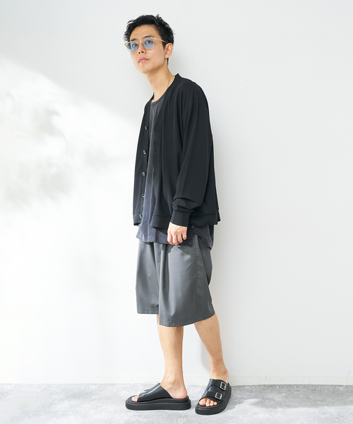 B.C STOCK(ベーセーストック)の「《追加》【ANTS & ELEPHANTS】ヴィンテージ加工 レイヤードタンクトップ(Tシャツ/カットソー・メンズ・ブラック/ブルー系その他/アイボリー・MEDIUM/LARGE)」の5枚目の写真