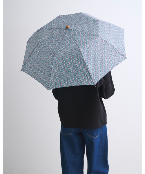 Traditional Weatherwear（トラディショナルウェザーウェア）の「FOLDING BAMBOO（長傘・レディース・ブルー系その他2・FREE）」の9枚目の写真
