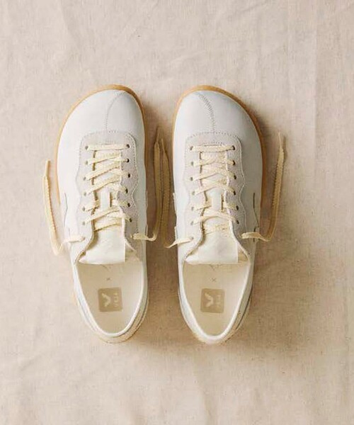 Firsthand(ファーストハンド)の「Veja × Baserange/ベースレンジ JITSU VEJA X BASERANGE スニーカー(スニーカー・レディース・ブラック/オフホワイト/イエロー/ワインレッド・38/36/37)」の5枚目の写真