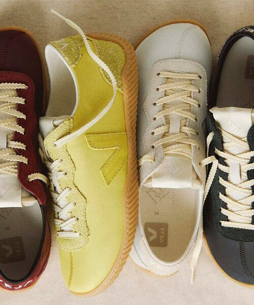 Firsthand(ファーストハンド)の「Veja × Baserange/ベースレンジ JITSU VEJA X BASERANGE スニーカー(スニーカー・レディース・ブラック/オフホワイト/イエロー/ワインレッド・38/36/37)」の15枚目の写真
