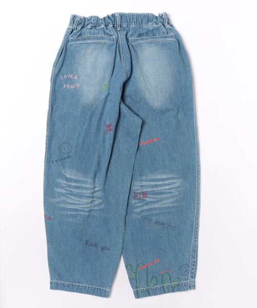 Universal Style Wear(ユニバーサルスタイルウェア)の「Universal Style Wear/ユニバーサルスタイルウェア RAKUGAKI denim pants(デニムパンツ・メンズ・ブラック/ライトインディゴブルー・X-LARGE/LARGE/MEDIUM)」の14枚目の写真