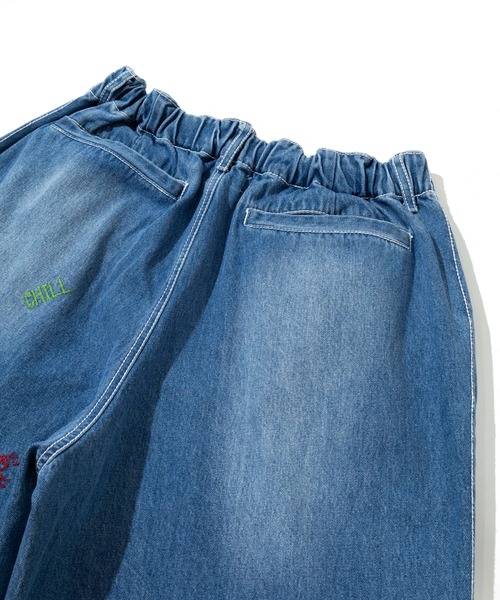 Universal Style Wear(ユニバーサルスタイルウェア)の「Universal Style Wear/ユニバーサルスタイルウェア RAKUGAKI denim pants(デニムパンツ・メンズ・ブラック/ライトインディゴブルー・X-LARGE/LARGE/MEDIUM)」の11枚目の写真