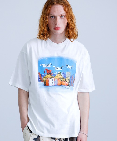 Revo.(レボ)の「Revo. ヴィンテージライク プリントTシャツ(Tシャツ/カットソー・メンズ・ブラック系3/ブラック系2/ブラック系1/ホワイト系5/ホワイト系1/ブラック系4/ホワイト系2/ブラック系5/ブラック系6/ホワイト系4/ホワイト系3/ホワイト系6・2/1)」の4枚目の写真