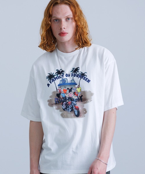 Revo.(レボ)の「Revo. ヴィンテージライク プリントTシャツ(Tシャツ/カットソー・メンズ・ブラック系3/ブラック系2/ブラック系1/ホワイト系5/ホワイト系1/ブラック系4/ホワイト系2/ブラック系5/ブラック系6/ホワイト系4/ホワイト系3/ホワイト系6・2/1)」の5枚目の写真