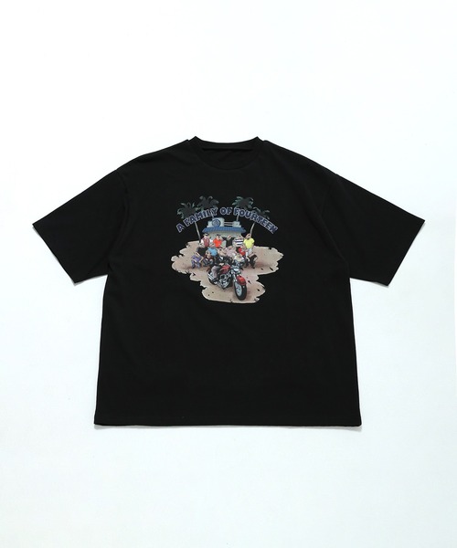 Revo.(レボ)の「Revo. ヴィンテージライク プリントTシャツ(Tシャツ/カットソー・メンズ・ブラック系3/ブラック系2/ブラック系1/ホワイト系5/ホワイト系1/ブラック系4/ホワイト系2/ブラック系5/ブラック系6/ホワイト系4/ホワイト系3/ホワイト系6・2/1)」の11枚目の写真