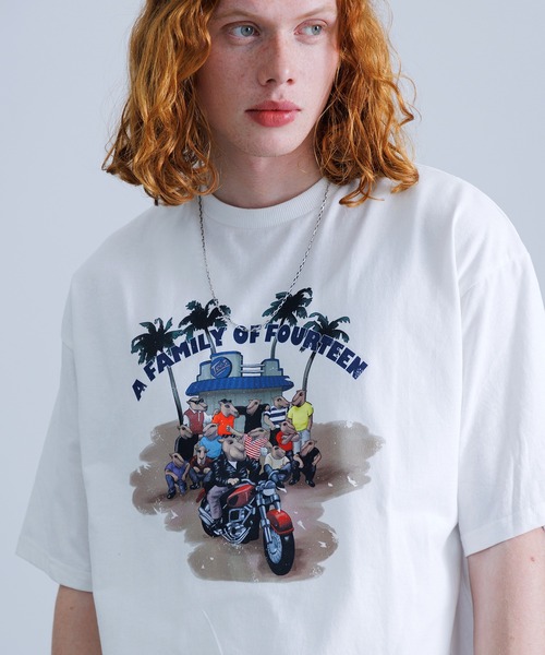 Revo.(レボ)の「Revo. ヴィンテージライク プリントTシャツ(Tシャツ/カットソー・メンズ・ブラック系3/ブラック系2/ブラック系1/ホワイト系5/ホワイト系1/ブラック系4/ホワイト系2/ブラック系5/ブラック系6/ホワイト系4/ホワイト系3/ホワイト系6・2/1)」の22枚目の写真