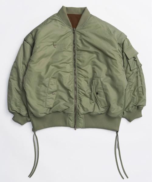 MAISON SPECIAL(メゾンスペシャル)の「【2026Autumn PRE-ORDER】Reversible MA-1/リバーシブルMA-1(MA-1・レディース・ピンク/カーキ/ブラック・FREE)」の2枚目の写真