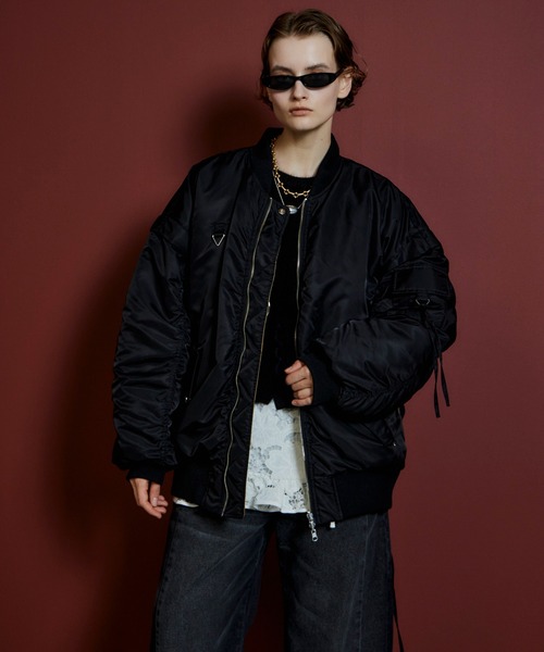 MAISON SPECIAL(メゾンスペシャル)の「【2026Autumn PRE-ORDER】Reversible MA-1/リバーシブルMA-1(MA-1・レディース・ピンク/カーキ/ブラック・FREE)」の12枚目の写真