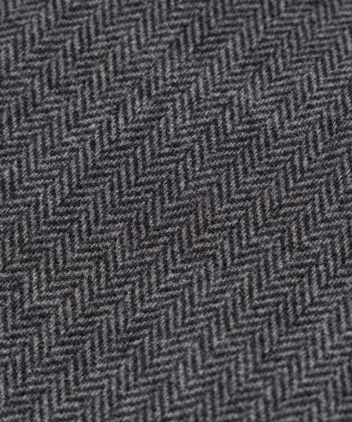 EDINBURGH CLUB（エディンバラクラブ）の「WOOL BLENDED HERRINGBONE MID HUNTING JACKET [C/GREY]（ミリタリージャケット・メンズ・グレー・SMALL/MEDIUM/LARGE/X-LARGE）」の10枚目の写真