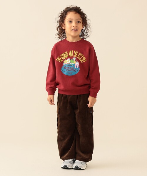 BEAMS mini(ビームスミニ)の「動物キャラクター集合 スウェット 2026FW(90~130cm) 公園 通園 通学 カジュアル(スウェット・キッズ・レッド系その他7/ライトグレー・130/120/110/100/90)」の10枚目の写真