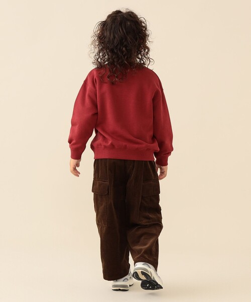 BEAMS mini(ビームスミニ)の「動物キャラクター集合 スウェット 2026FW(90~130cm) 公園 通園 通学 カジュアル(スウェット・キッズ・レッド系その他7/ライトグレー・130/120/110/100/90)」の11枚目の写真