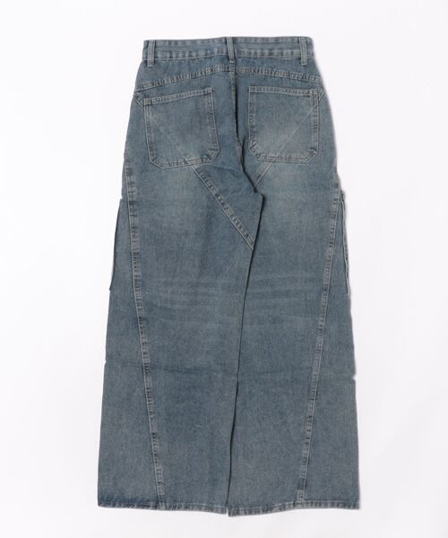 REBALANCE(リバランス)の「パッチワークカーゴデニムパンツ(デニムパンツ・レディース・A・X-LARGE/LARGE/MEDIUM)」の4枚目の写真
