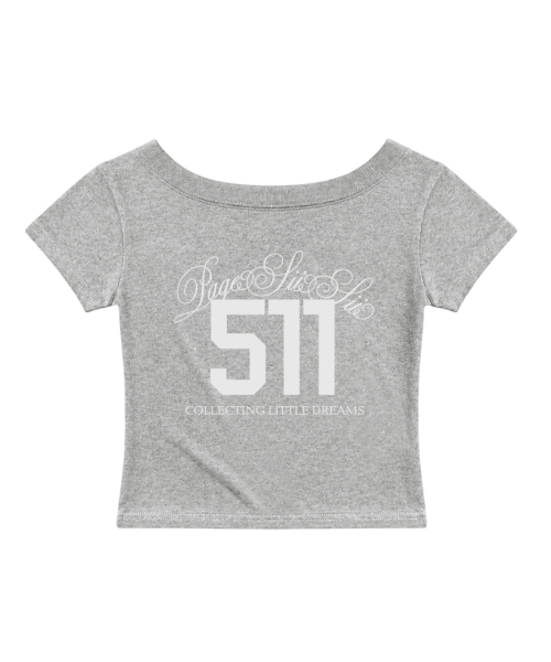 PAGESIISII(ページシシ)の「511 レタリングプリントワンショルダースリムフィット半袖Tシャツピンク(Tシャツ/カットソー・レディース・その他・MEDIUM)」の3枚目の写真