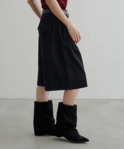 Kastane(カスタネ)の「【7.18(土)12:00発売】ポーチベルト付きコーデュロイバミューダパンツ(その他パンツ・レディース・ブラウン/ブラック・FREE)」の16枚目の写真