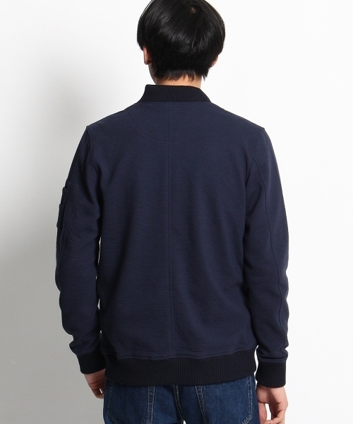 THE SHOP TK (ザ ショップ ティーケー )の「MA-1風カーディガン(カーディガン/ボレロ・メンズ・グリーン/ブルー・02/03/04)」の5枚目の写真