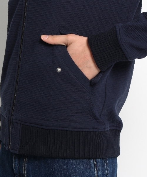 THE SHOP TK (ザ ショップ ティーケー )の「MA-1風カーディガン(カーディガン/ボレロ・メンズ・グリーン/ブルー・02/03/04)」の7枚目の写真