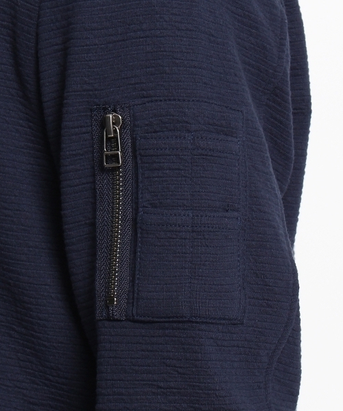 THE SHOP TK (ザ ショップ ティーケー )の「MA-1風カーディガン(カーディガン/ボレロ・メンズ・グリーン/ブルー・02/03/04)」の8枚目の写真