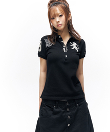 SCHISM INDUCING（スキズムインデューシング）の「TEAM SCHISM POLO SHIRT BLACK（ポロシャツ）」
