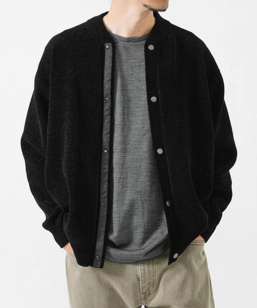 URBAN RESEARCH（アーバンリサーチ）の「SOFT TOUCH MOLE CARDIGAN（カーディガン/ボレロ・メンズ・グリーン/ブラック/チャコールグレー/ブラウン・LARGE/MEDIUM）」の7枚目の写真