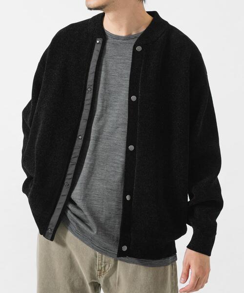 URBAN RESEARCH（アーバンリサーチ）の「SOFT TOUCH MOLE CARDIGAN（カーディガン/ボレロ・メンズ・グリーン/ブラック/チャコールグレー/ブラウン・LARGE/MEDIUM）」の8枚目の写真