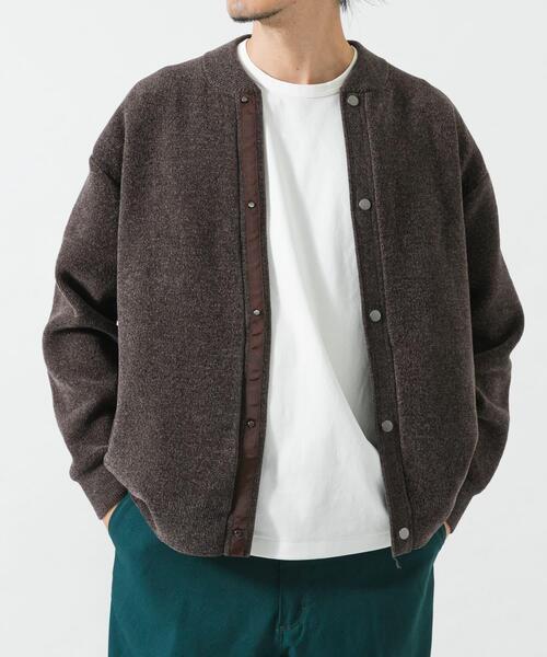 URBAN RESEARCH（アーバンリサーチ）の「SOFT TOUCH MOLE CARDIGAN（カーディガン/ボレロ・メンズ・グリーン/ブラック/チャコールグレー/ブラウン・LARGE/MEDIUM）」の22枚目の写真